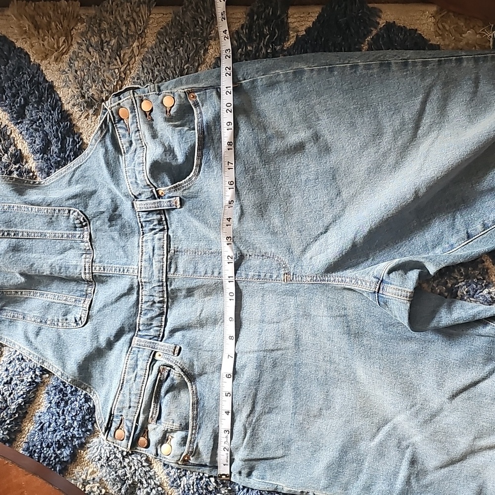 Universal Thread Blue Denim Overalls Classic Workwear - Picture 9 of 10